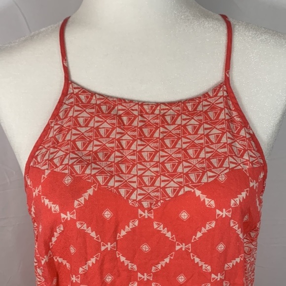 Lucky Brand Coral Halter Design Tank Top - Picture 2 of 8